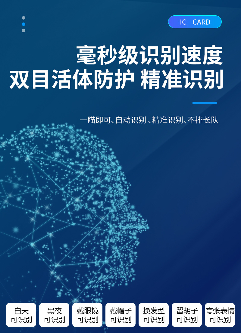 毫秒級識別速度，不排長隊